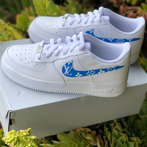 nike air force lv blue|light blue air force ones.